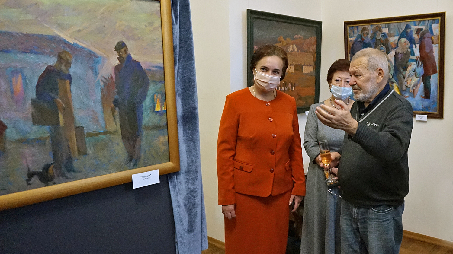 В Таганрогском художественном музее открыта юбилейная выставка Николая Ливады