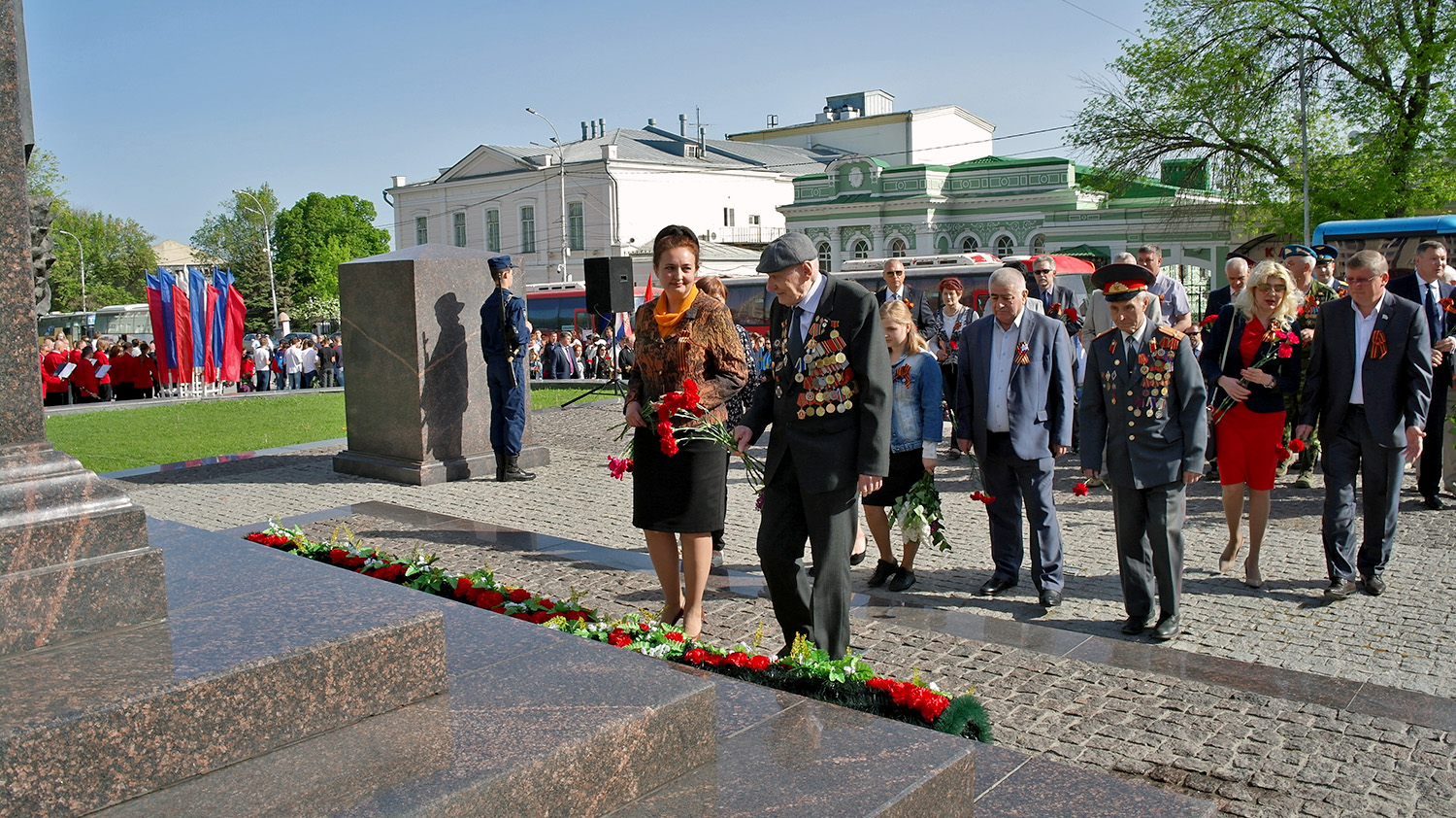 Таганрог отмечает 74-ю годовщину Победы
