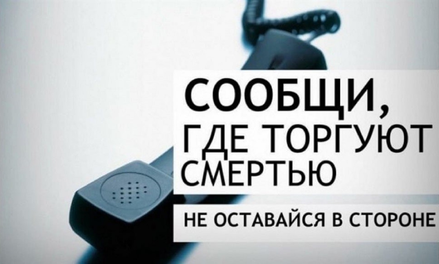 Акция «Сообщи, где торгуют смертью!»